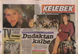 Hürriyet Gazetesi Kelebek Eki 5 Aralık 1987 - Tek Uzmanımız Esra Onat GZ63608 - 1