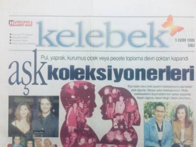 Hürriyet Gazetesi Kelebek Eki 5 Ekim 1999 - Aşk Koleksiyonerleri GZ42254 - 1