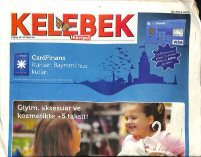 Hürriyet Gazetesi Kelebek Eki 5 Ekim 2013 - Irmak Atuk , Taksiye Bineceği Sırada Yere Yuvarlandı GZ116102 - 1