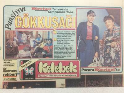 Hürriyet Gazetesi Kelebek Eki 5 Eylül 1985 - Halit Kıvanç Ve Ha Gayret GZ50113 - 1