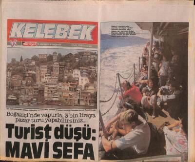 Hürriyet Gazetesi Kelebek Eki 5 Eylül 1988 - Yaprak Özdemiroğlu , Benim Elim , Ayağım , Gözüm - 1