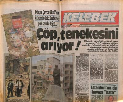 Hürriyet Gazetesi Kelebek Eki 5 Haziran 1989 - Biraz Nato Biraz Gorbi Ve Cannes GZ63862 - 2