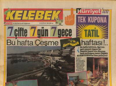Hürriyet Gazetesi Kelebek Eki 5 Haziran 1990 - Karısı Maradonayı Fena Halde Kızdırdı GZ127206 - 1