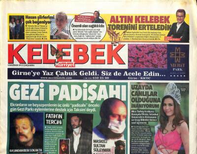 Hürriyet Gazetesi Kelebek Eki 5 Haziran 2013 - Miss Turkey Kraliçesi Ruveyda Öksüz Uzayda Canlılar Olduğuna İnanıyorum GZ115948 - 1