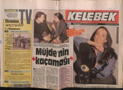 Hürriyet Gazetesi Kelebek Eki 5 Kasım 1987 - Müjde Arın Kaçamağı GZ63629 - 2