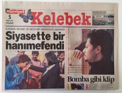 Hürriyet Gazetesi Kelebek Eki 5 Kasım 1996 - Mirkelemdan Bomba Gibi Klip GZ16918 - 2