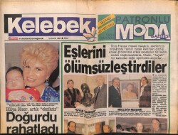 Hürriyet Gazetesi Kelebek Eki 5 Mayıs 1992 - Hülya Sözer Doğurdu Rahatladı GZ63921 - 2