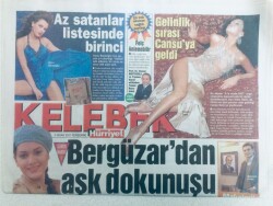 Hürriyet Gazetesi Kelebek Eki 5 Nisan 2007 - Bergüzardan Aşk Dokunuşu GZ43418 - 2