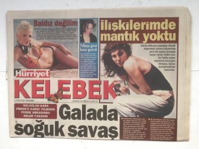 Hürriyet Gazetesi Kelebek Eki 5 Ocak 2006 - Galada Soğuk Savaş GZ8289 - 1