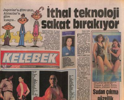 Hürriyet Gazetesi Kelebek Eki 5 Temmuz 1989 - Bale Eleştirmeni Nermin Başağa Flamenko Anlaşılmaz Hissedilir GZ90708 - 1