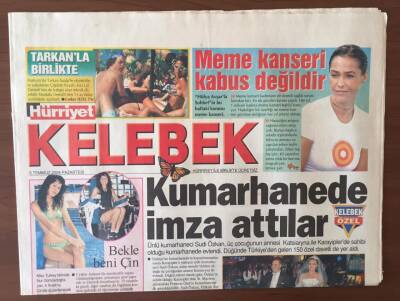 Hürriyet Gazetesi Kelebek Eki 5 Temmuz 2004 - Meme Kanseri Kabus Değildir GZ6673 - 1