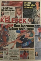 Hürriyet Gazetesi Kelebek Eki 5 Temmuz 2005-Gülben Ergen Savaşı Yeniden Başlattı GZ45313 - 1