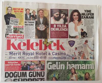 Hürriyet Gazetesi Kelebek Eki 6 Aralık 2016 - Tuna Kiremitçi Ve Yıldız Tilbe Düetti , Lösemili Miniklere Parti GZ18634 - 1