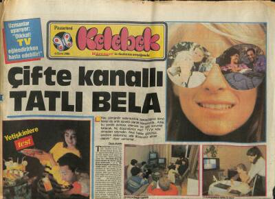 Hürriyet Gazetesi Kelebek Eki 6 Ekim 1986 - Orhan Erçin Ve Virgül , Anadolu Yollarında GZ94086 - 1