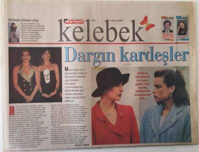 Hürriyet Gazetesi Kelebek Eki 6 Ekim 1998 - Levent Kırca Ve Oya Başar , Görkemli Çadır Tiyatrolarının Perdelerini İstanbullu Tiyatro Severlere Açtılar GZ16908 - 1
