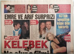 Hürriyet Gazetesi Kelebek Eki 6 Eylül 2005 Sezen Aksu Ne Olur O Filmi İzlemeyin - GZ44132 - 2