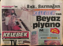Hürriyet Gazetesi Kelebek Eki 6 Haziran 1987- Nazan Saatçı Şansı Uzaklarda Yakaladı GZ63741 - 1