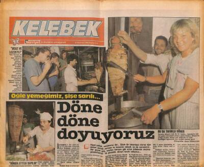Hürriyet Gazetesi Kelebek Eki 6 Haziran 1988 - Yeni Marilyn , Yumuşaklığı Sevmiyor GZ93990 - 1