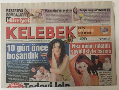 Hürriyet Gazetesi Kelebek Eki 6 Haziran 2005 - Arzum Onan Tedavi İçin ABDye Gidiyor GZ18794 - 1