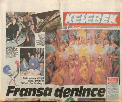 Hürriyet Gazetesi Kelebek Eki 6 Kasım 1988 - Sibel Can Ve Yasemin Evcim Sahnede Güçbirliği Yaptı... GZ82791 - 1