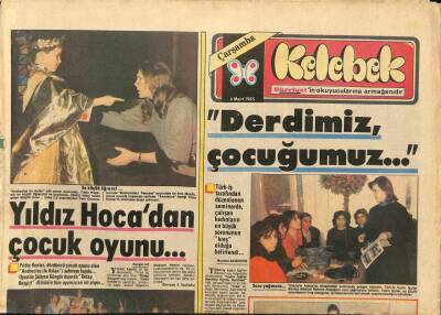 Hürriyet Gazetesi Kelebek Eki 6 Mart 1985 - Yüksel Uzel , 8 Yıldır Uğramadığı Başkentteki Evine Milyonlar Harcayarak Yeniden Dekore Etti GZ92092 - 1