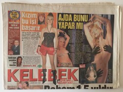 Hürriyet Gazetesi Kelebek Eki 6 Mart 2007 - Ünlü İsimler Eğlenerek Zayıflıyor GZ10956 - 1
