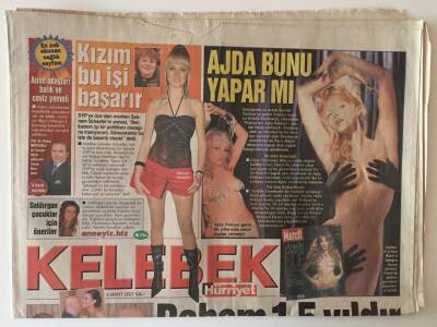 Hürriyet Gazetesi Kelebek Eki 6 Mart 2007 - Ünlü İsimler Eğlenerek Zayıflıyor GZ10956 - 1