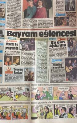 Hürriyet Gazetesi Kelebek Eki 6 Mayıs 1989 - Bayram Eğlencesi * Zeki Müren - Nilüfer GZ113719 - 2