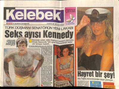 Hürriyet Gazetesi Kelebek Eki 6 Mayıs 1991 - Ahu Tuğba Koca Sözünden Çıkmıyor GZ75802 - 1