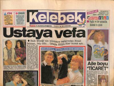 Hürriyet Gazetesi Kelebek Eki 6 Mayıs 1992 - Ustaya Vefa GZ63920 - 1