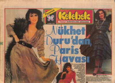 Hürriyet Gazetesi Kelebek Eki 6 Şubat 1984 - Nükhet Durudan Paris Havası GZ114747 - 1