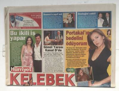 Hürriyet Gazetesi Kelebek Eki 6 Şubat 2006 - Altın Küre Kesmedi Onun Gözü Oscarda GZ8297 - 1