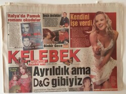Hürriyet Gazetesi Kelebek Eki 6 Şubat 2007 - Bir Yönetmenin Gözünden Şov Dünyasının Ünlüleri GZ10953 - 1