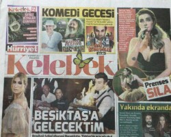 Hürriyet Gazetesi Kelebek Eki 6 Şubat 2017-Caner Erkinden Eski Eş Savaşı GZ45746 - 2