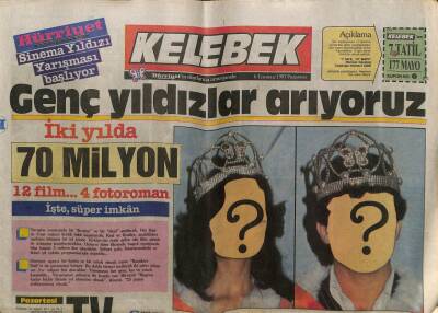 Hürriyet Gazetesi Kelebek Eki 6 Temmuz 1987- 700 Bin Dolarlık Teklif GZ63712 - 1