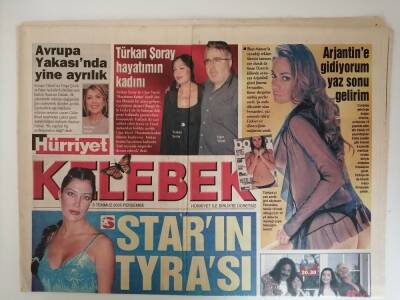 Hürriyet Gazetesi Kelebek Eki 6 Temmuz 2006 Türkan Şoray Hayatımın Kadını -GZ14616 - 1
