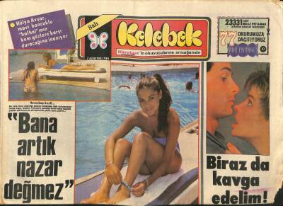 Hürriyet Gazetesi Kelebek Eki 7 Ağustos 1984 - Sir Laurence Olivier Anlatıyor Marilyn Monroe Tılsımı.. GZ90978 - 1