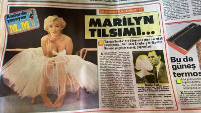 Hürriyet Gazetesi Kelebek Eki 7 Ağustos 1984 - Sir Laurence Olivier Anlatıyor Marilyn Monroe Tılsımı.. GZ90978 - 2