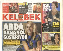 Hürriyet Gazetesi Kelebek Eki 7 Ekim 2014 - Sezen Aksu Hem Söyledi Hem Oynadı GZ100203 - 2
