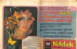 Hürriyet Gazetesi Kelebek Eki 7 Eylül 1980 - Perihan Sözen 8 Aylık Kızına Doyamıyor GZ63869 - 1