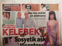 Hürriyet Gazetesi Kelebek Eki 7 Eylül 2005 Sosyetik Aşk Nişantaşı Kaldırımında - GZ44133 - 1