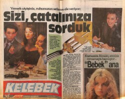 Hürriyet Gazetesi Kelebek Eki 7 Haziran 1989 - Perihan Savaşın Kilo Korkusu GZ63860 - 2