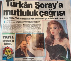 Hürriyet Gazetesi Kelebek Eki 7 Haziran 1990 - Türkan Şoray'a Mutluluk Çağrısı - Shirley Bassey Sevimli Kuklalarla GZ138349 - 2