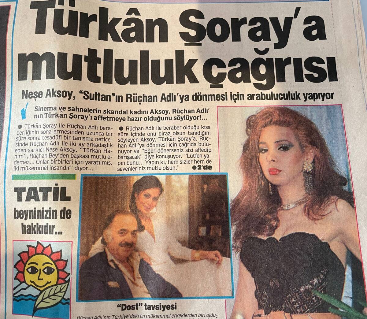 Hürriyet Gazetesi Kelebek Eki 7 Haziran 1990 - Türkan Şoray'a Mutluluk Çağrısı - Shirley Bassey Sevimli Kuklalarla GZ138349 - 2