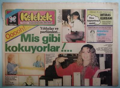 Hürriyet Gazetesi Kelebek Eki 7 Kasım 1982 Ajdayı Köşeye Sıkıştırdılar -GZ14815 - 1
