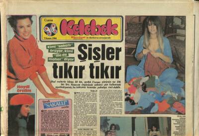 Hürriyet Gazetesi Kelebek Eki 7 Kasım 1986 - Gitarlar , Kemençe Ve Flütle Buluştu GZ90316 - 1