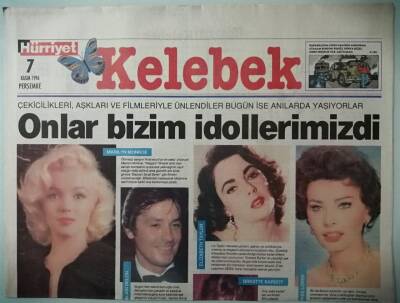 Hürriyet Gazetesi Kelebek Eki 7 Kasım 1996 Sanki 70Lerden Bir Kış Yaşıyoruz -GZ37272 - 1