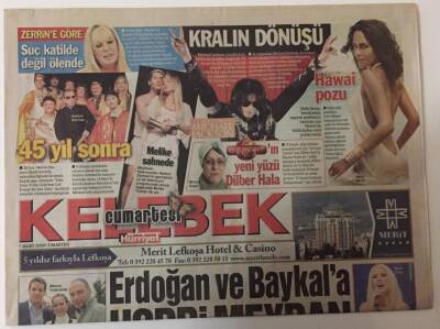 Hürriyet Gazetesi Kelebek Eki 7 Mart 2009 - Şahan Gökbakar Erdoğan Ve Baykala Hodri Meydan GZ25155 - 1