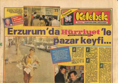 Hürriyet Gazetesi Kelebek Eki 7 Mayıs 1984 - Farrah Fawcett Şampuanından Sonra , Hanedan Parfümü... GZ100858 - 1