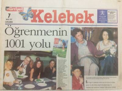 Hürriyet Gazetesi Kelebek Eki 7 Mayıs 1997 - Bay Tango İle Veda Röportajı GZ50099 - 1